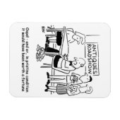 Magnet Flexible Un expert en antiquités dépose un objet de valeur (Horizontal)