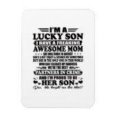 Magnet Flexible Un Fils Lucratif A Une Maman Fantastique Et Flicit (Vertical)