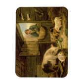 Magnet Flexible Un garçon regardant dans un cochon Sty, 1794 (huil (Vertical)