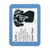 Magnet Flexible Un Grand Amour Dane Est (Vertical)
