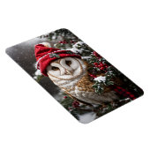 Magnet Flexible Un hibou de Noël (Côté Droit)