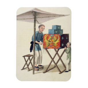 Magnet Flexible Un homme avec une Raree-Exposition, plaquent 10
