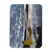 Magnet Flexible Un hydravion dans le lac pittoresque Takahula (Vertical)