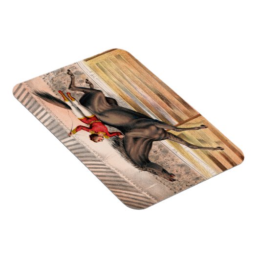 Magnet Flexible Un Interprète De Cirque À Cheval De Voûte (Côté Droit)