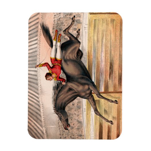 Magnet Flexible Un Interprète De Cirque À Cheval De Voûte (Vertical)