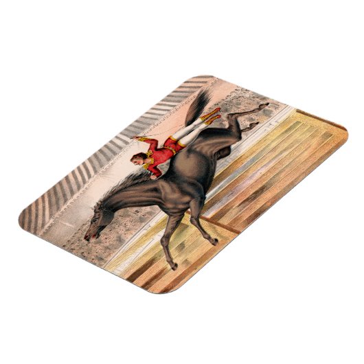 Magnet Flexible Un Interprète De Cirque À Cheval De Voûte (Côté Gauche)
