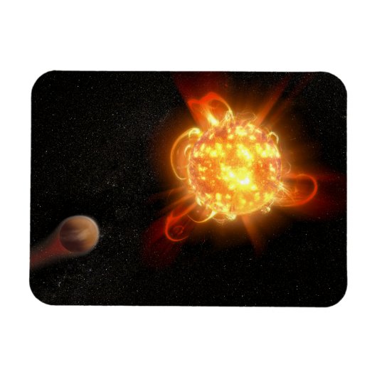 Magnet Flexible Un jeune nain rouge (Horizontal)