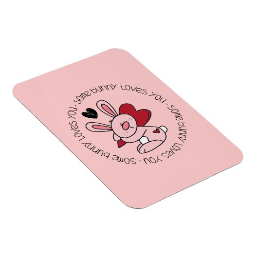 Magnet Flexible Un Lapin T'Aime (Côté Droit)