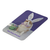 Magnet Flexible Un Lapin T'Aime Chat Kitty Pâques (Côté Gauche)