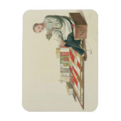 Magnet Flexible Un libraire, plaque 6 de 'Le Costume de Chine', (Vertical)