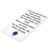 Magnet Flexible Un limerick pour la charité (Côté Gauche)