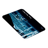 Magnet Flexible Un Loup Sur Neige (Côté Droit)