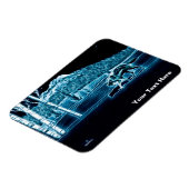 Magnet Flexible Un Loup Sur Neige (Côté Gauche)