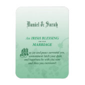 Magnet Flexible Un Mariage irlandais qui félicite (Vertical)