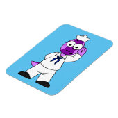 Magnet Flexible Un marin de la marine Pachycephalosaurus Dinosaur. (Côté Gauche)