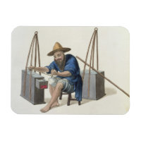 Un Mender de Porcelaine, plaque 28 de 'Le Costume