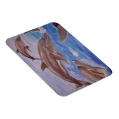 Magnet Flexible Un morceau de dauphins de saut (Côté Droit)