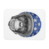 Magnet Flexible Un motocycliste Chimpanzé (Horizontal)