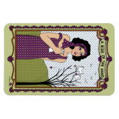 Magnet Flexible Un Oiseau Dans L'Aimant Flex A_Main 4"x6" (Horizontal)