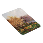 Magnet Flexible Un paysage de lac au printemps par Adolf Kaufmann (Côté Droit)