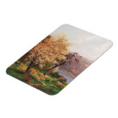 Magnet Flexible Un paysage de lac au printemps par Adolf Kaufmann (Côté Gauche)