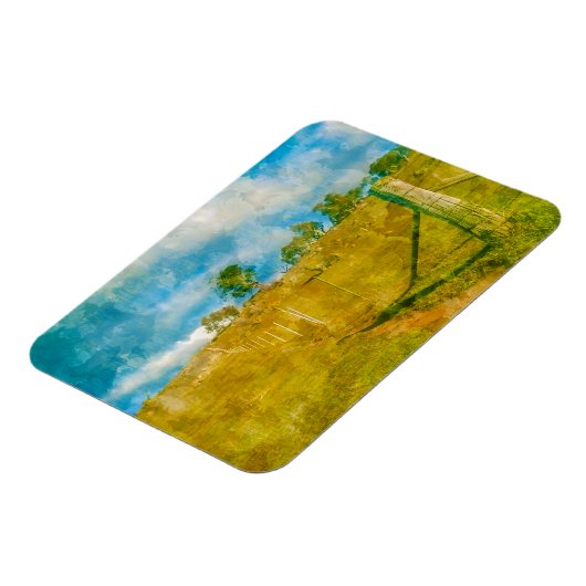 Magnet Flexible Un paysage pastoral magique (Côté Gauche)
