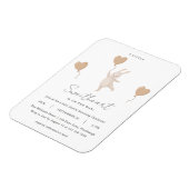 Magnet Flexible Un petit amour est sur le Baby shower Way (Côté Gauche)