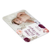 Magnet Flexible Un petit citrouille chute violet pêche photo d'ann (Côté Droit)