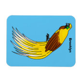 Magnet Flexible Un petit oiseau de paradis (Horizontal)