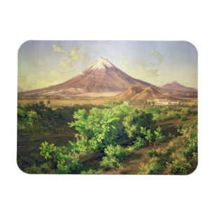 Magnet Flexible Un petit volcan dans la campagne mexicaine, 1887