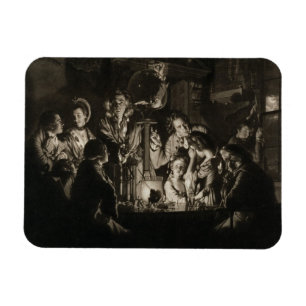 Magnet Flexible Un philosophe Shewing une expérience sur l'air Pu