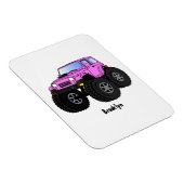 Magnet Flexible Un Pink Monster Cartoon (Côté Droit)