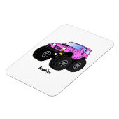 Magnet Flexible Un Pink Monster Cartoon (Côté Gauche)