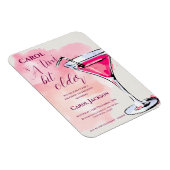 Magnet Flexible Un Tini Un Peu Plus Ancien Cocktail Rose Invitatio (Côté Droit)