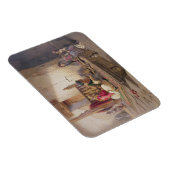 Magnet Flexible Un tisserand à Esna, l'une des 24 illustrations pr (Côté Droit)