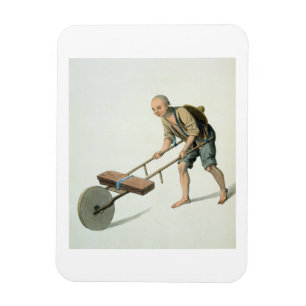 Magnet Flexible Un travailleur, plaquent 27 "du costume de la
