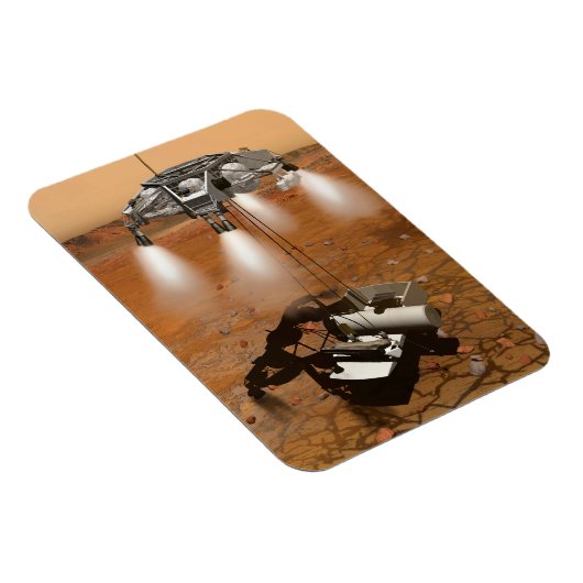 Magnet Flexible Un Véhicule Ascent Quittant Mars. (Côté Droit)