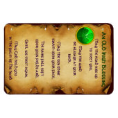 Magnet Flexible Un vieux parchemin de bénédiction irlandais (Horizontal)