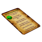 Magnet Flexible Un vieux parchemin de bénédiction irlandais (Côté Droit)