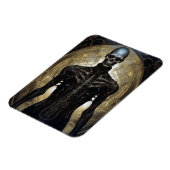 Magnet Flexible Undead Cyborg Sci-Fi Horror Art (Côté Gauche)