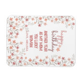 Magnet Flexible Une Année De Plus Comme Ma Mère, Femme Heureuse (Horizontal)