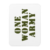 MAGNET FLEXIBLE UNE ARMÉE FEMME (Vertical)