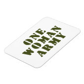 MAGNET FLEXIBLE UNE ARMÉE FEMME (Côté Gauche)