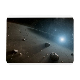 Magnet Flexible Une Ceinture Astéroïde Autour De L'Étoile Lumineus
