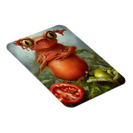 Magnet Flexible Une créature dans la salade (Côté Droit)