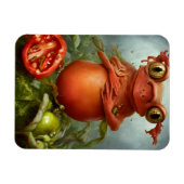 Magnet Flexible Une créature dans la salade (Horizontal)