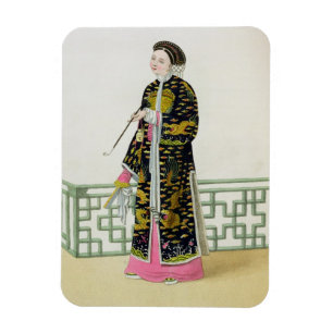 Magnet Flexible Une dame de distinction dans son habitude de cérém