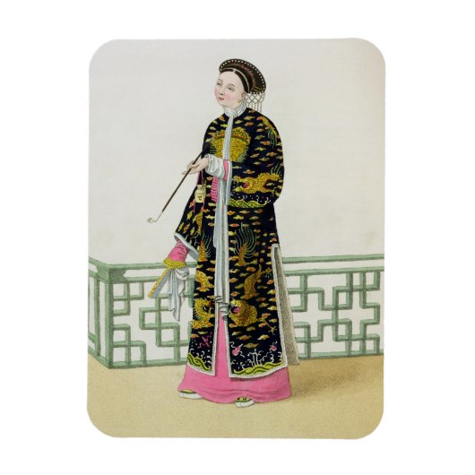 Magnet Flexible Une dame de distinction dans son habitude de cérém (Vertical)