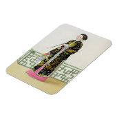 Magnet Flexible Une dame de distinction dans son habitude de cérém (Côté Gauche)