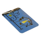 Magnet Flexible Une enseigne en fer forgé qui illustre le thème (Côté Droit)